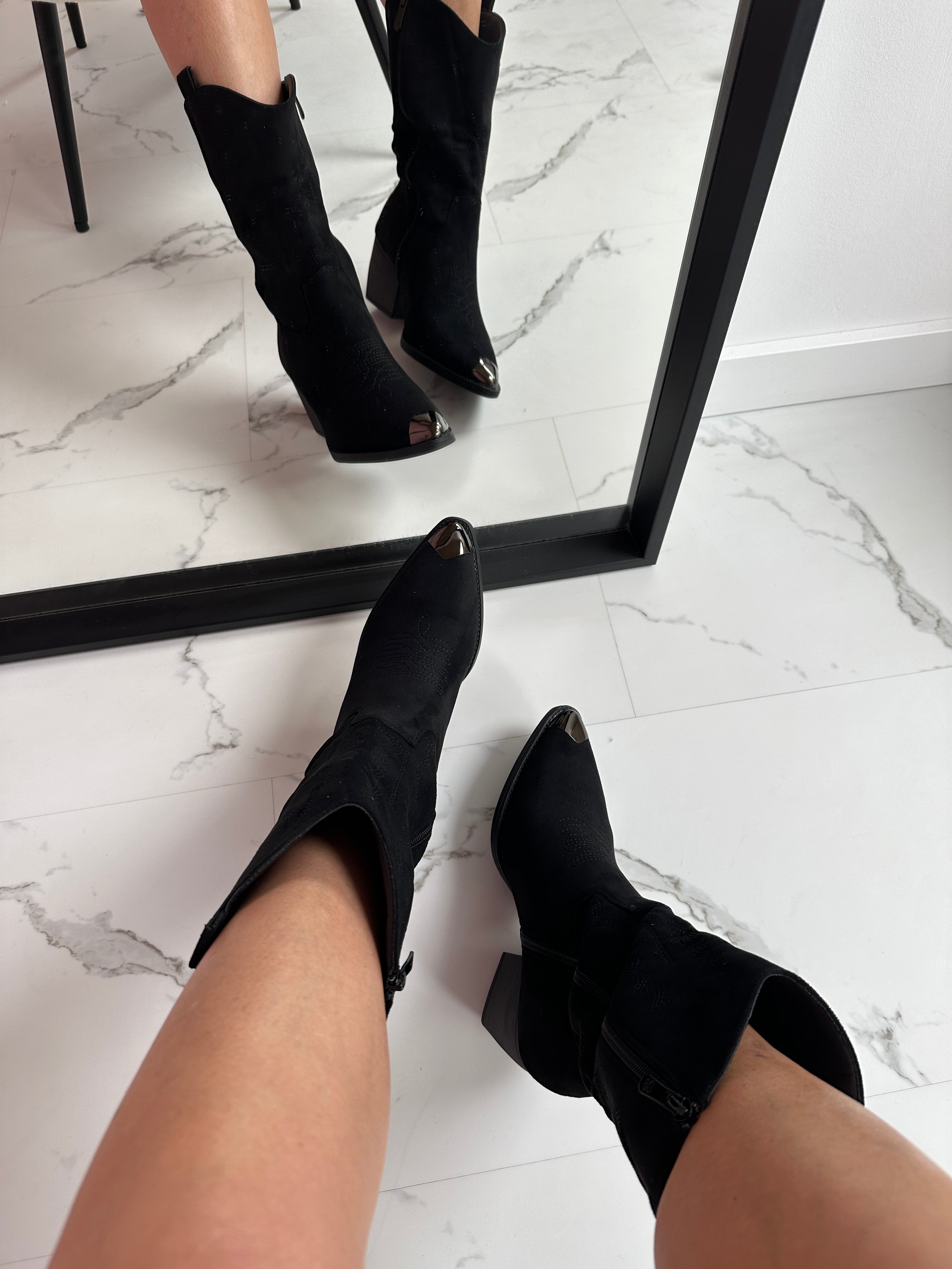 Klara | Czarne Botki