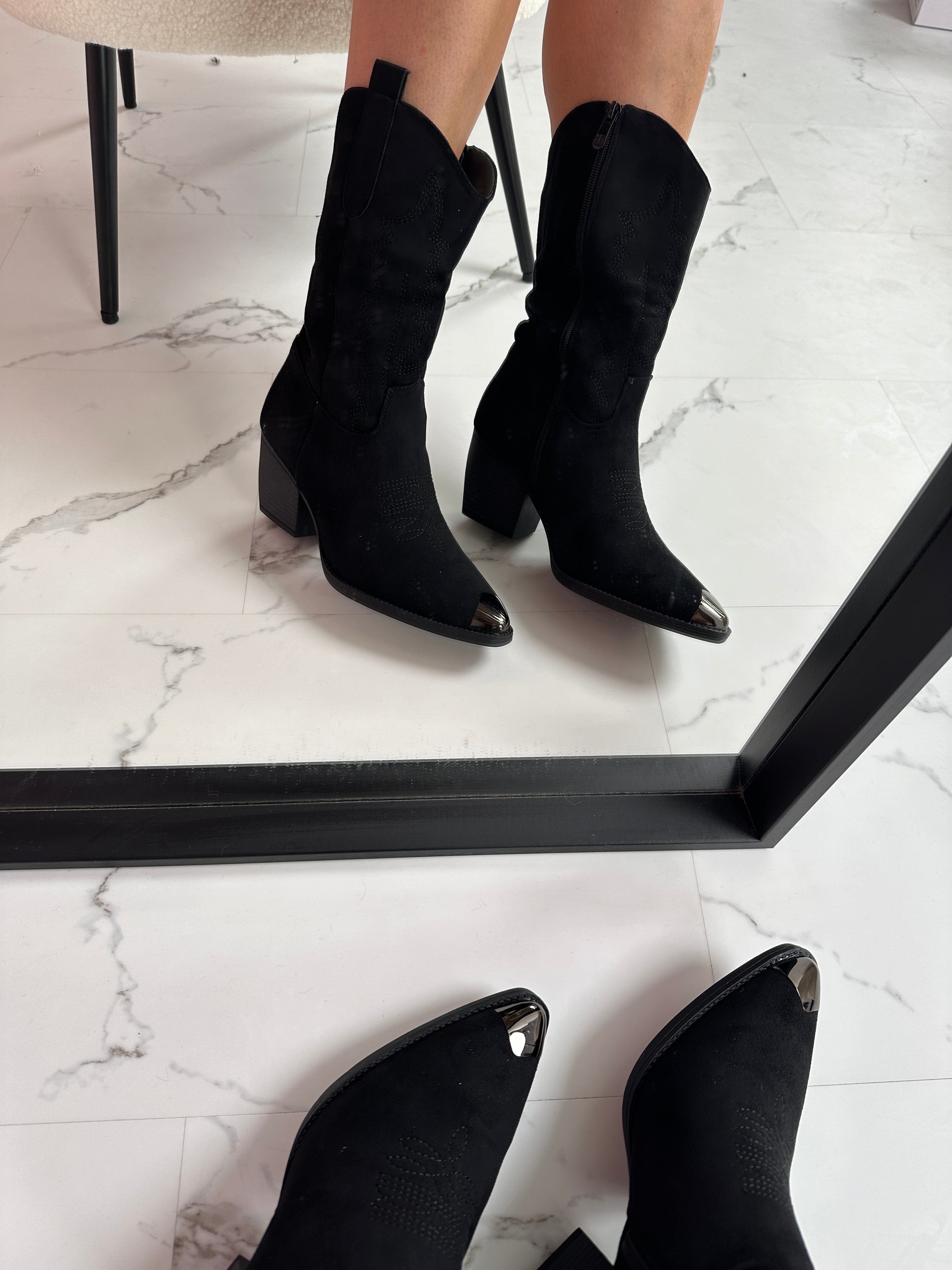 Klara | Czarne Botki