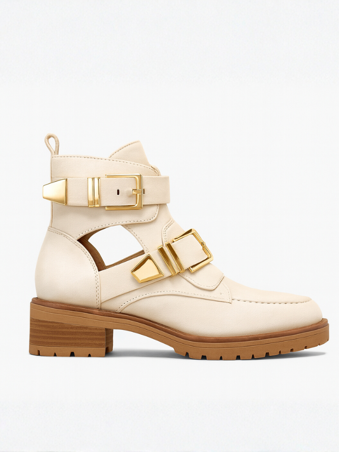 Zofia | Beżowe Botki